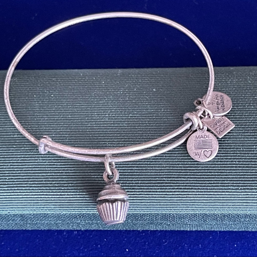 Alex and Ani Cupcake Charm Bracelet